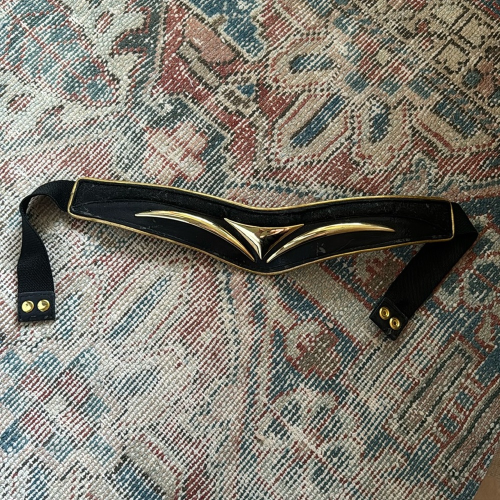 Vintage 80s elastic waist belt